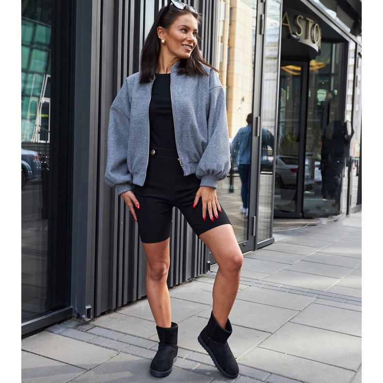 Bottes de neige isolées Custonaci noires 1