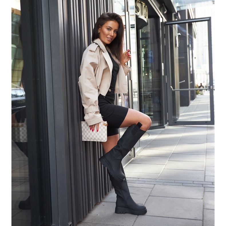 Bottes isolées Jayden noir mat le noir 1