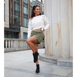 Bottines noires ornées de zircons Melisurgo 1