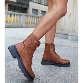 Boots marron sur la plateforme Ugo brun 2 Boots marron sur la plateforme Ugo brun 2