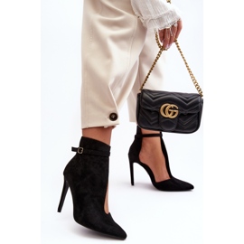 WS1 Bottines en Daim pour Femme à Talon Haut, Noir Amalundi le noir 5