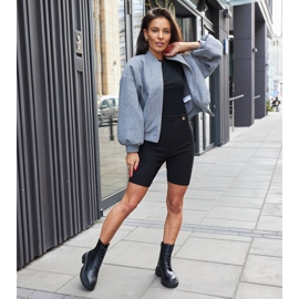 Boots noires ornées de surpiqûres Nicla 1