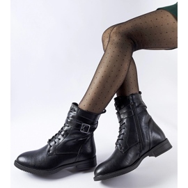 Bottines vernis noires Kalamazoo le noir 1