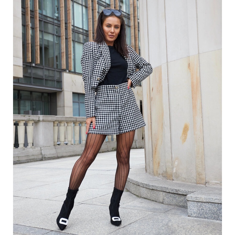 Bottines noires ornées de zircons Agatino 1