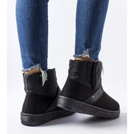 Bottes de neige isolées noires Big Star MM274151 1