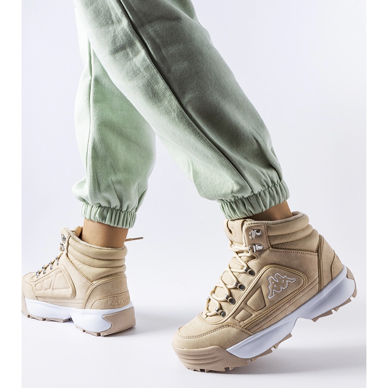 Chaussures hautes chaudes beiges Kappa 242968 Shivoo 1