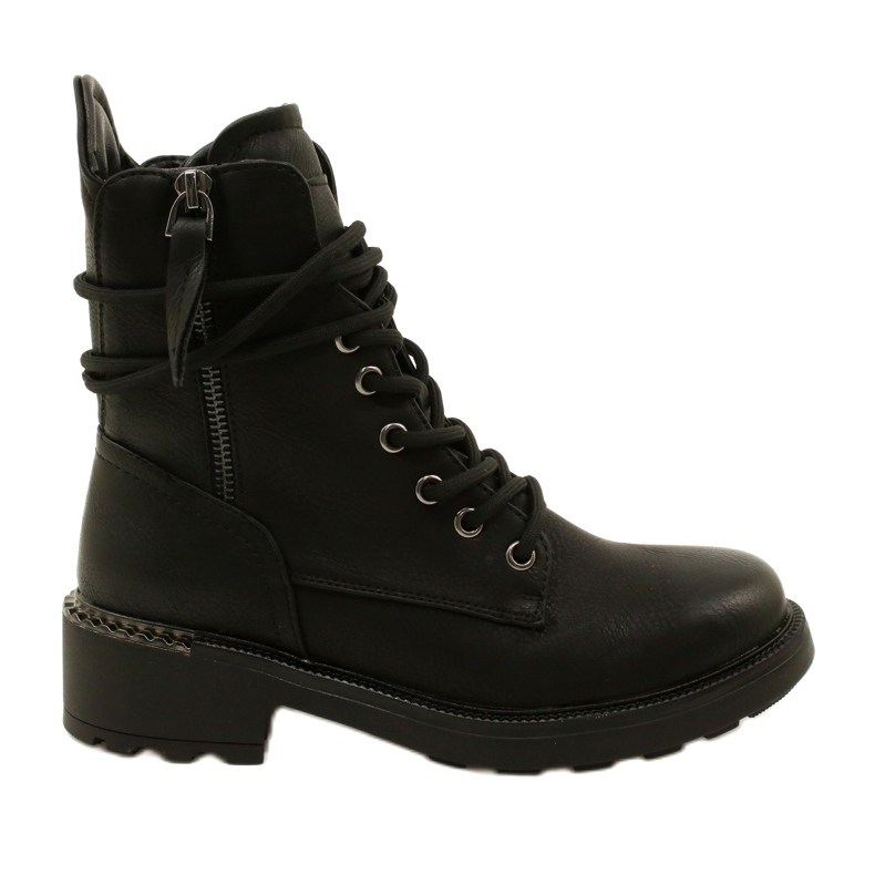 Evento Bottes hautes pour femmes avec une fermeture à glissière 21BT35-4226 le noir 1 Evento Bottes hautes pour femmes avec une fermeture à glissière 21BT35-4226 le noir 1