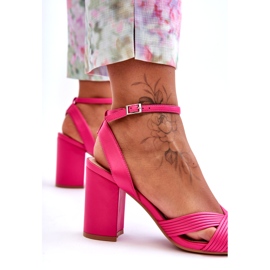 Seastar Sandales Zipola Fuchsia Classiques Sur Un Talon rose 3