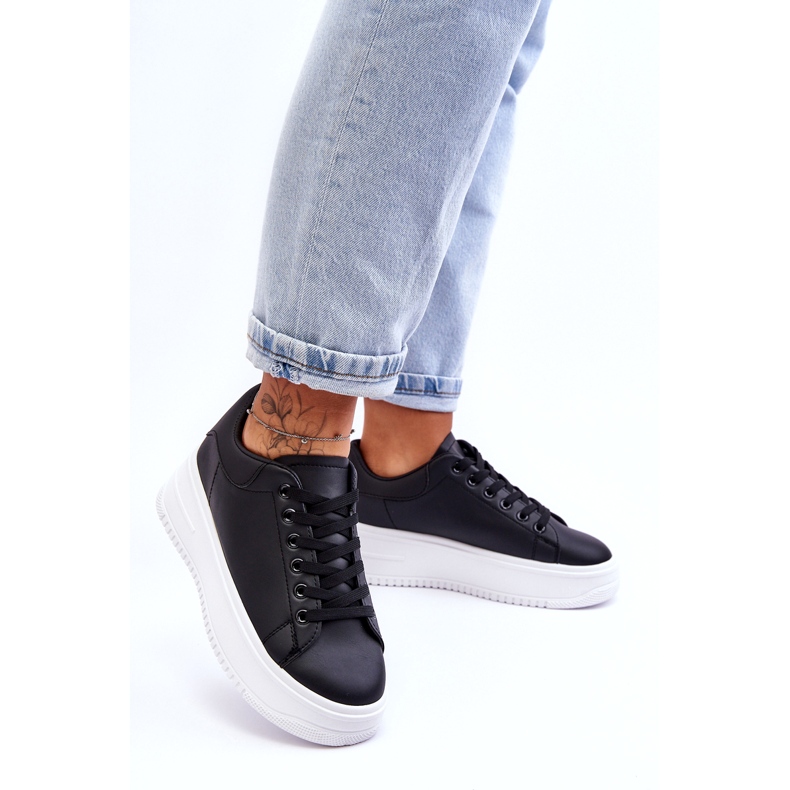 Chaussures de sport classiques pour femmes noires et blanches 3