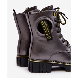 News Bottes Trappeuses Isolées Enfant Gris Iomare 1