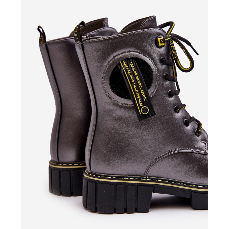 News Bottes Trappeuses Isolées Enfant Gris Iomare 1