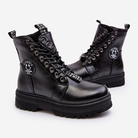 News Bottes De Trappeur Isolées Pour Enfants Noir Conley le noir 1