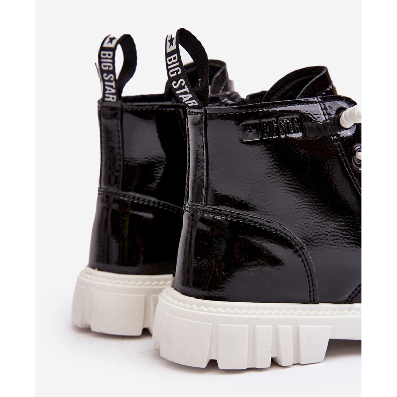 Bottes isolées vernies pour enfants Big Star MM374147 noir le noir 1 Bottes isolées vernies pour enfants Big Star MM374147 noir le noir 1