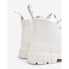 Bottes isolées vernies pour enfants Big Star MM374142 blanc blanche 1