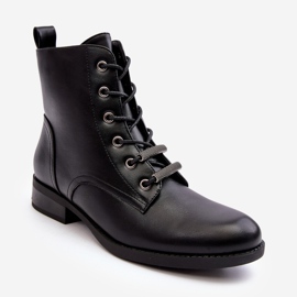 Bottes isolées en cuir classique pour femmes S.Barski HY75-10 Noir 2