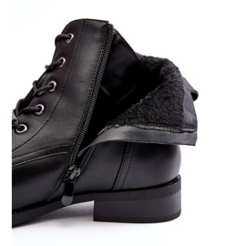 Bottes isolées en cuir classique pour femmes S.Barski HY75-10 Noir 1