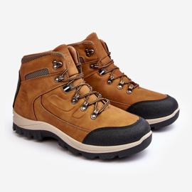 PE1 Chaussures de trekking isolées Camel Dysasha pour hommes brun 1