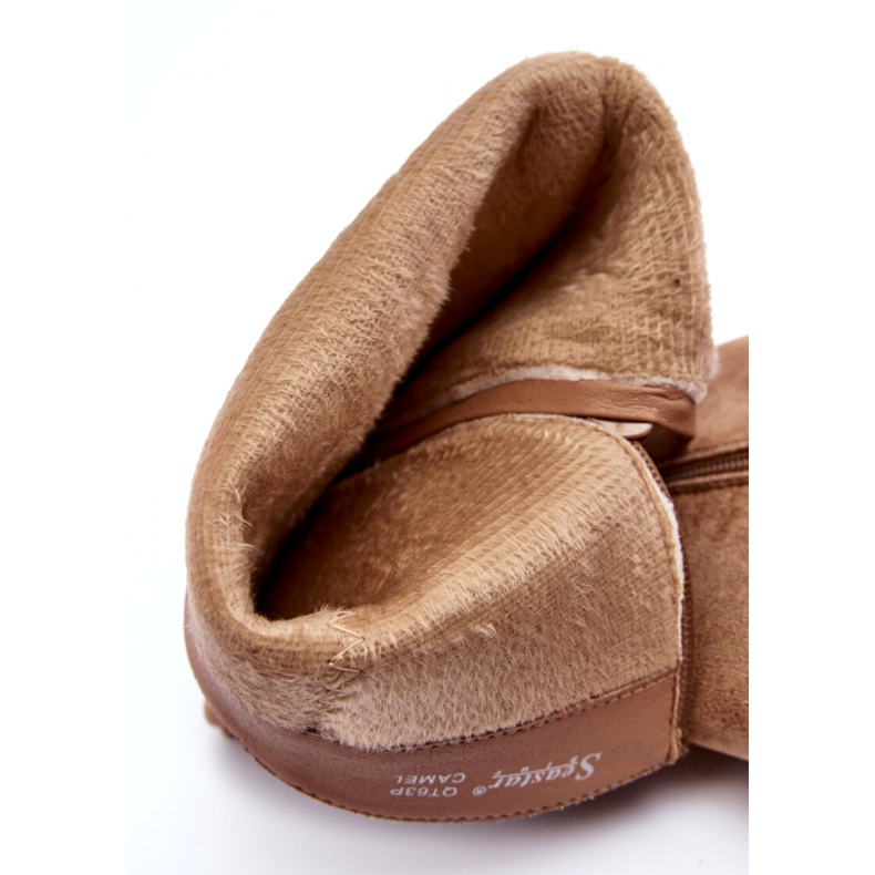 Seastar Bottes à talons hauts en daim beige foncé de Kilrenita 4