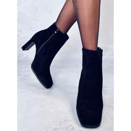 Talons hauts en daim noir Madison le noir 4