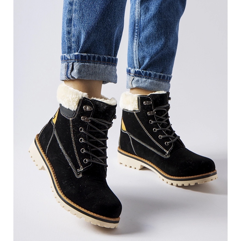 Inna Bottes Montalbino isolées noires le noir 1 Inna Bottes Montalbino isolées noires le noir 1