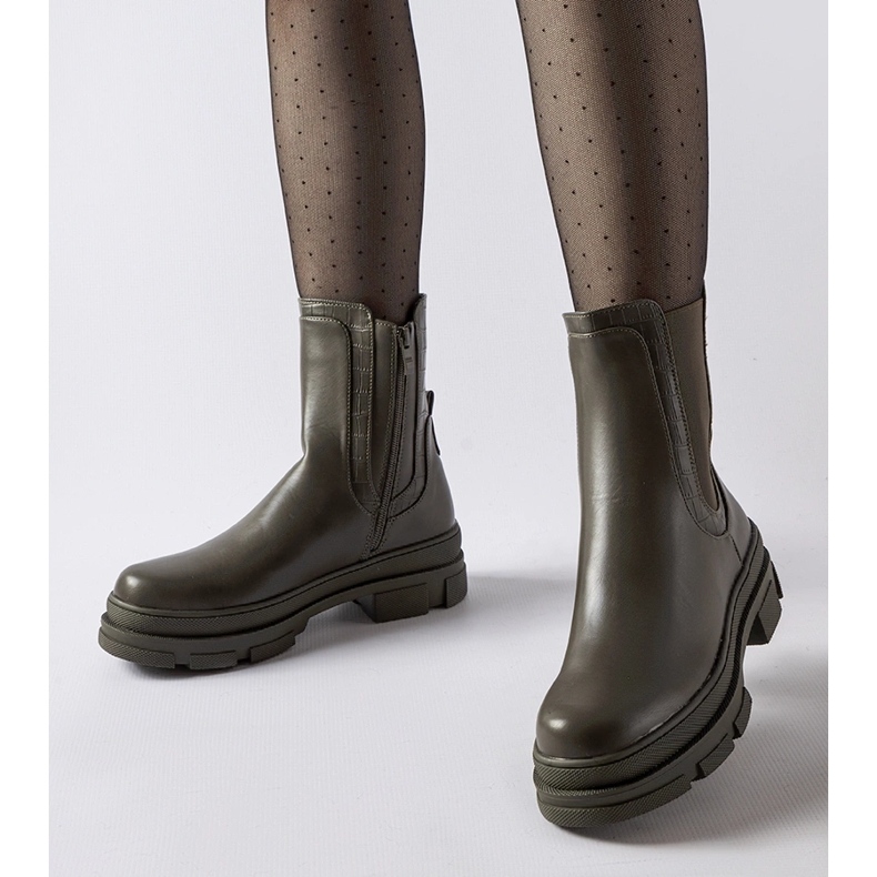 Baskets vertes à semelle massive Torin 1