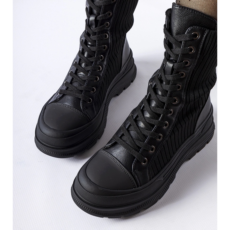 Travailleurs chaussettes noires avec semelle épaisse Vitto le noir 1 Travailleurs chaussettes noires avec semelle épaisse Vitto le noir 1