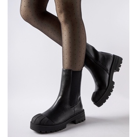 Inna Bottes Porcigatone isolées classiques noires 1