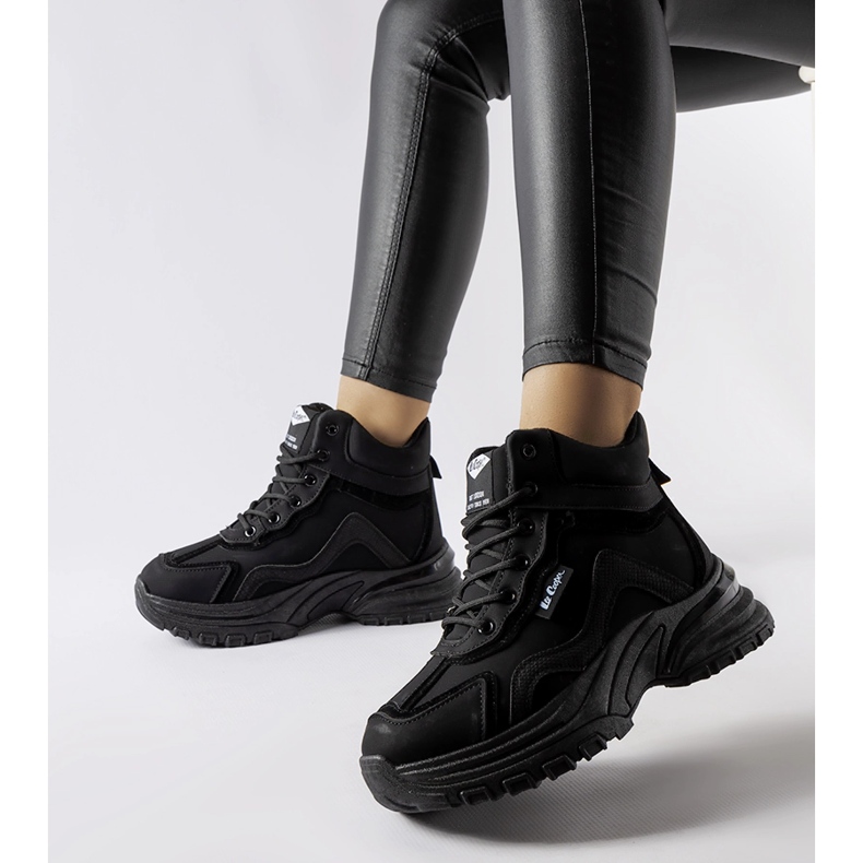 Bottes Lee Cooper LCJ-23-44-1976L noires le noir 1