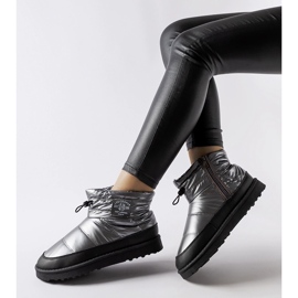 Bottes de neige grises Lee Cooper LCJ-23-44-1966L argent 1