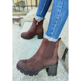 Bottes classiques pour femmes en daim Adeline marron brun 8
