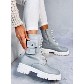 Travailleurs avec un sac à main Maruna L. GREY gris 2