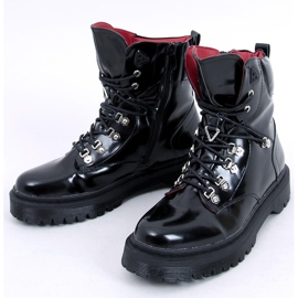 Bottines lacées Kari Black le noir 1