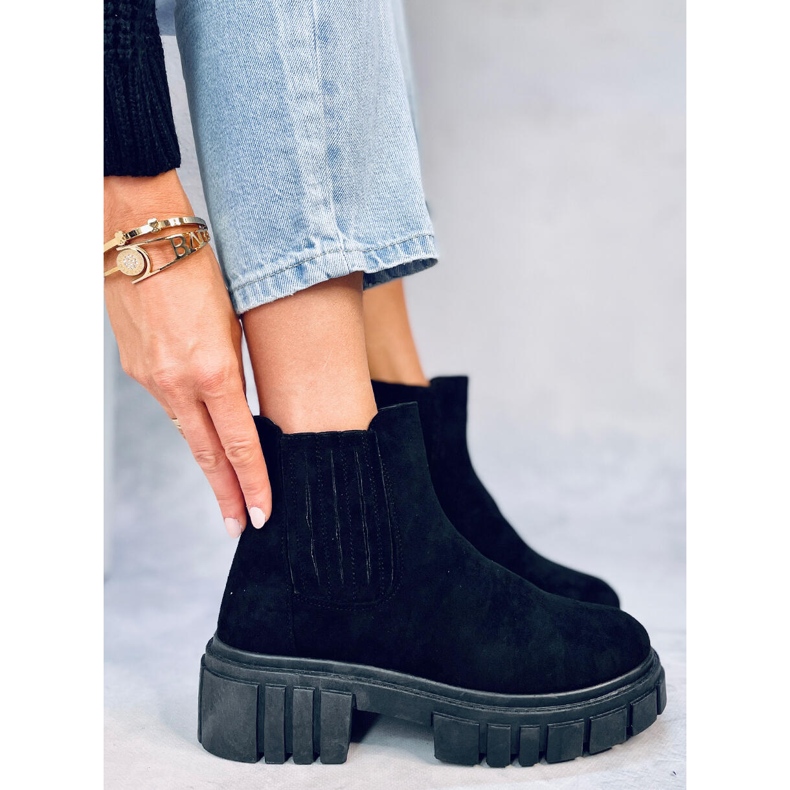 Bottines Jodhpur femme Leigh Black noir 2