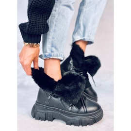 Bottes de neige femme Jarl Noir 1