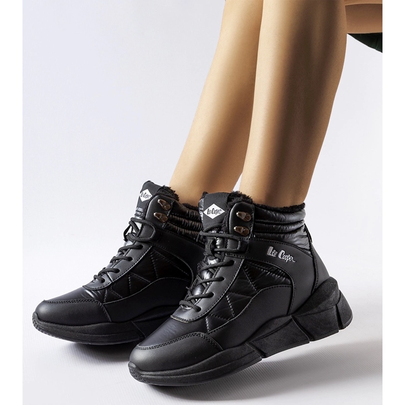 Bottes Lee Cooper LCJ-23-44-1984L noires le noir 1