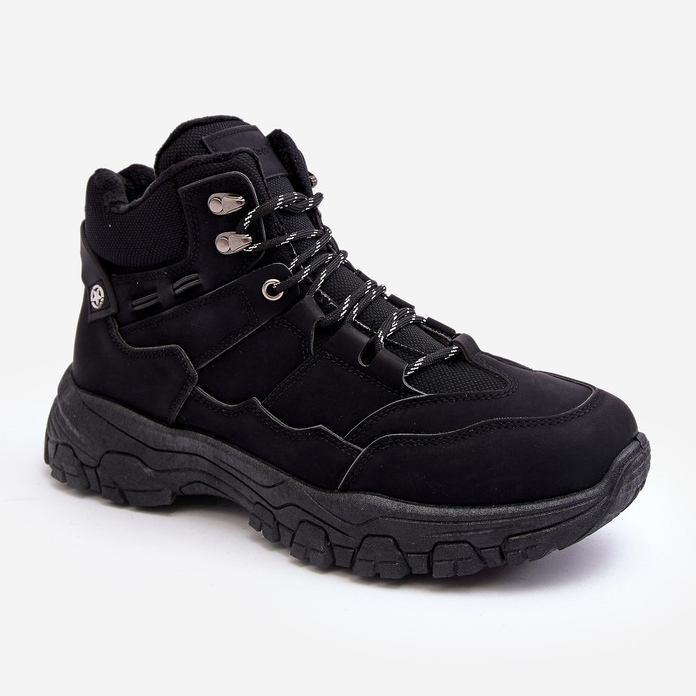 Mckeylor Chaussures de trekking isolées Trappers pour hommes noires Thalinna le noir 1 Mckeylor Chaussures de trekking isolées Trappers pour hommes noires Thalinna le noir 1