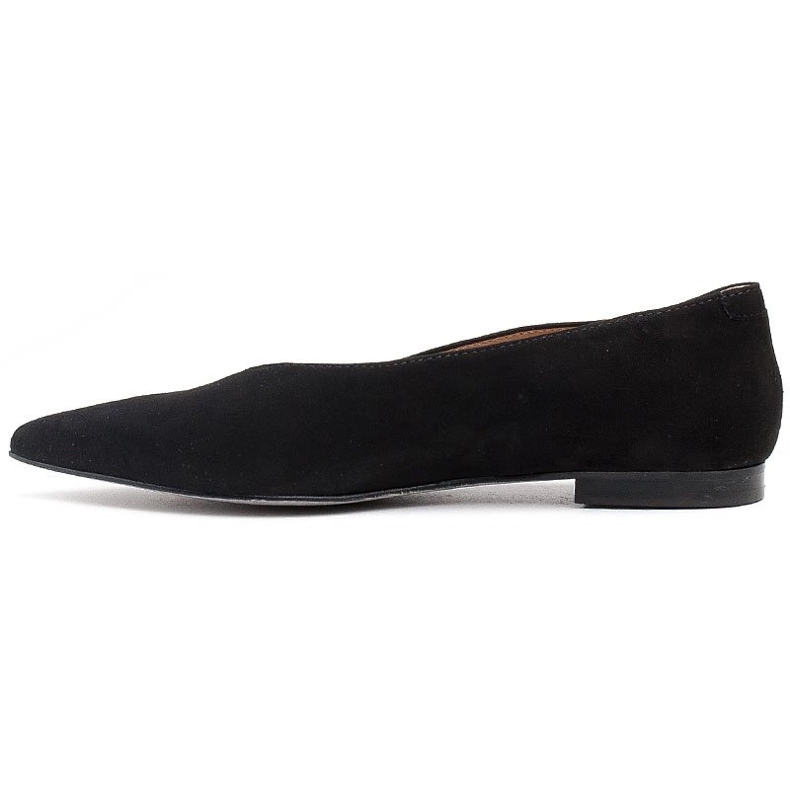 Marco Shoes Ballerines noires en daim naturel 2