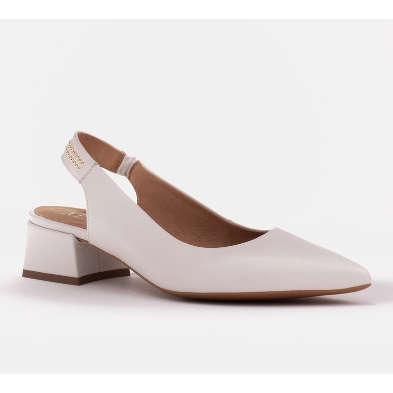 Marco Shoes Sandales blanches à jets 1