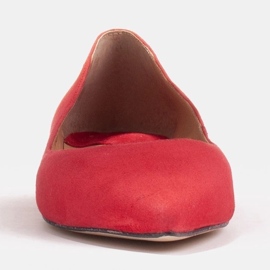Marco Shoes Ballerines femme à pans bas rouge 2 Marco Shoes Ballerines femme à pans bas rouge 2