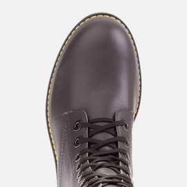 Marco Shoes Bottines hautes, bottines nouées sur une semelle translucide gris 8