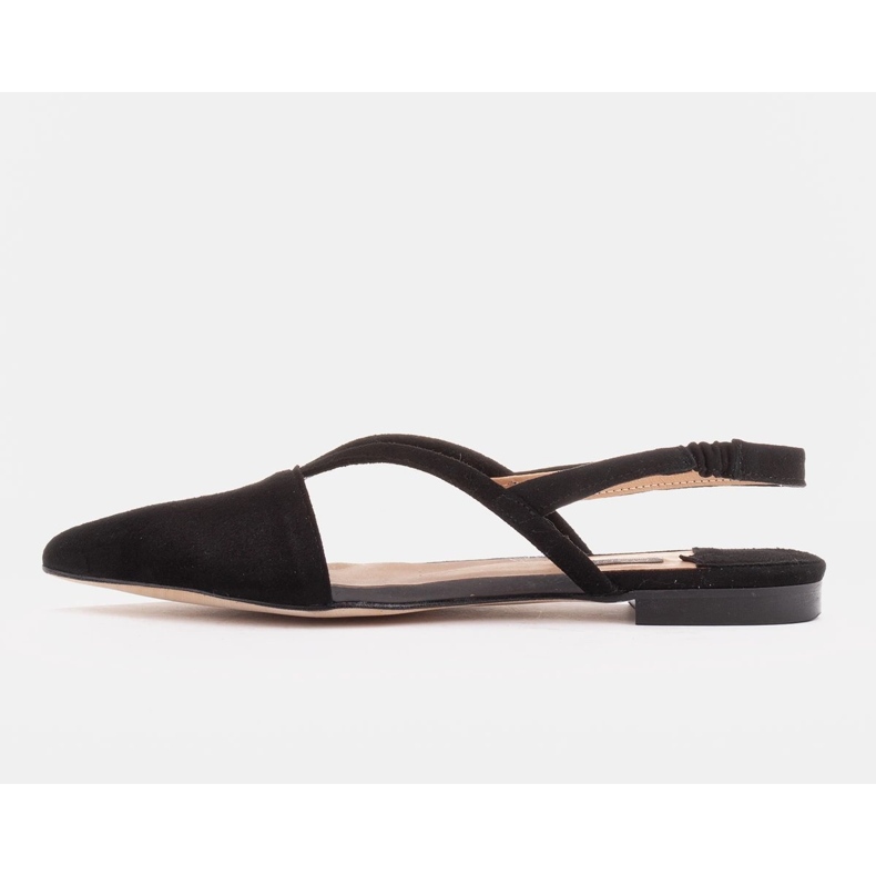 Marco Shoes Sandales en cuir naturel de couleur noire le noir 1