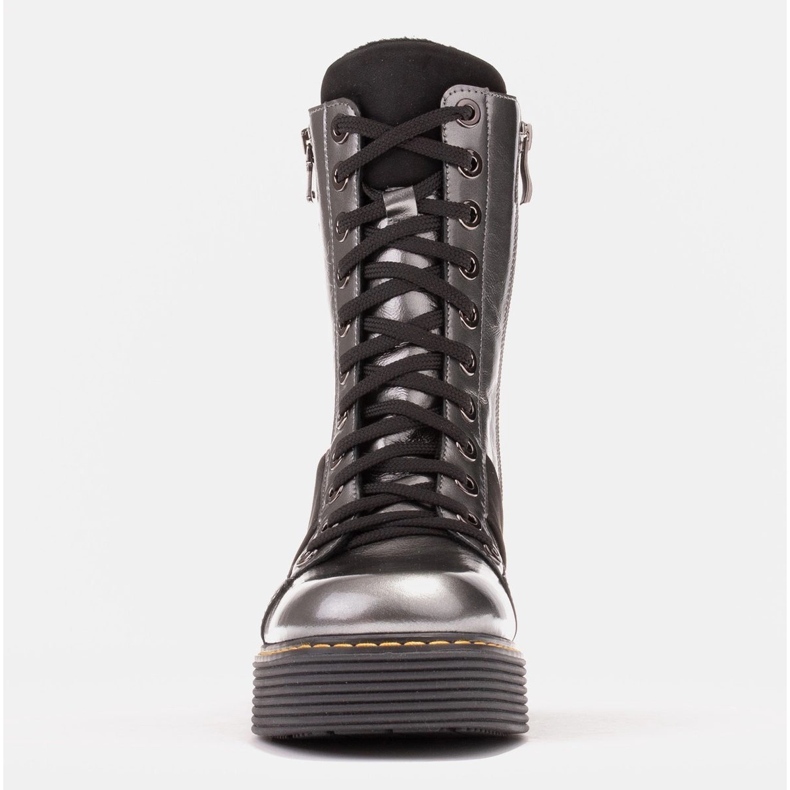 Marco Shoes bottines à lacets Paola gris 1