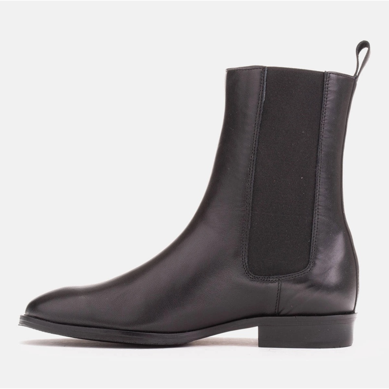 Marco Shoes Bottines Sofi Chelsea avec tige en caoutchouc noir 1