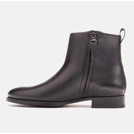 Marco Shoes Bottines classiques à talons bas le noir 1