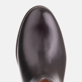 Marco Shoes Bottines classiques à talons bas le noir 6