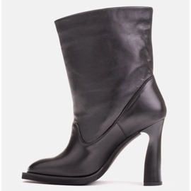 Marco Shoes Bottines en cuir souple le noir 1 Marco Shoes Bottines en cuir souple le noir 1