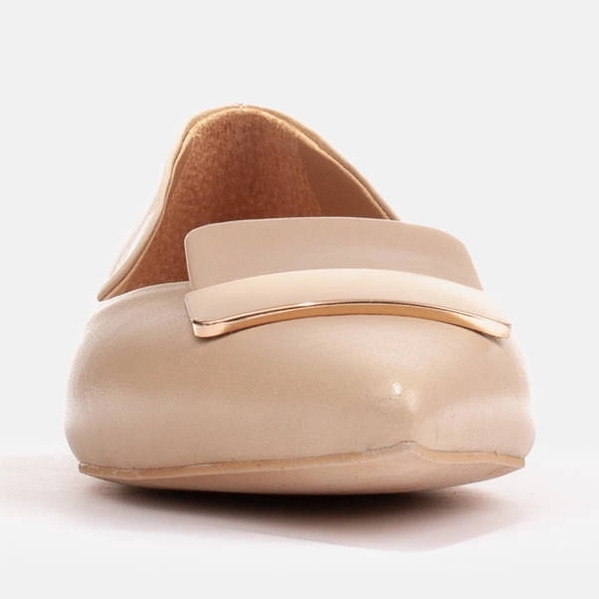 Marco Shoes Ballerines à languette décorative beige 2