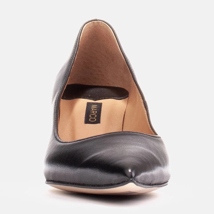 Marco Shoes Escarpins élégants avec un talon plus bas le noir 1
