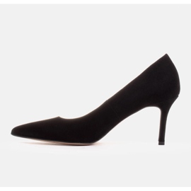 Marco Shoes Escarpins en daim élégants le noir 5