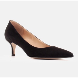 Marco Shoes Escarpins élégants avec un talon plus bas le noir 1